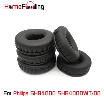 

Homefeeling Ear Pads For Philips SHB4000 SHB4000WT/00 Earpads Round Universal Leahter Repalcement Parts Ear Cushions