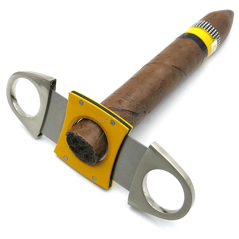 COHIBA деловой желтый металлический 3 фонарь ветрозащитная Зажигалка для сигарет