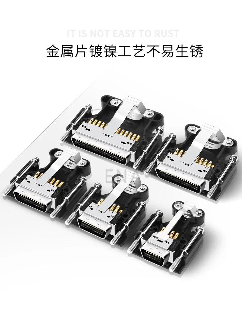 SCSI Connector MDR 14 20 26 36 50Pin Male Female Plug Compatible 3M CN Cable Wire Solder Type Shell Servo Motor Drive