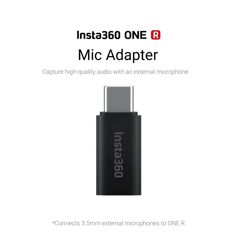 Адаптер для микрофона Insta360 ONE R аксессуары камеры|Аксессуары видеокамер 360°| |