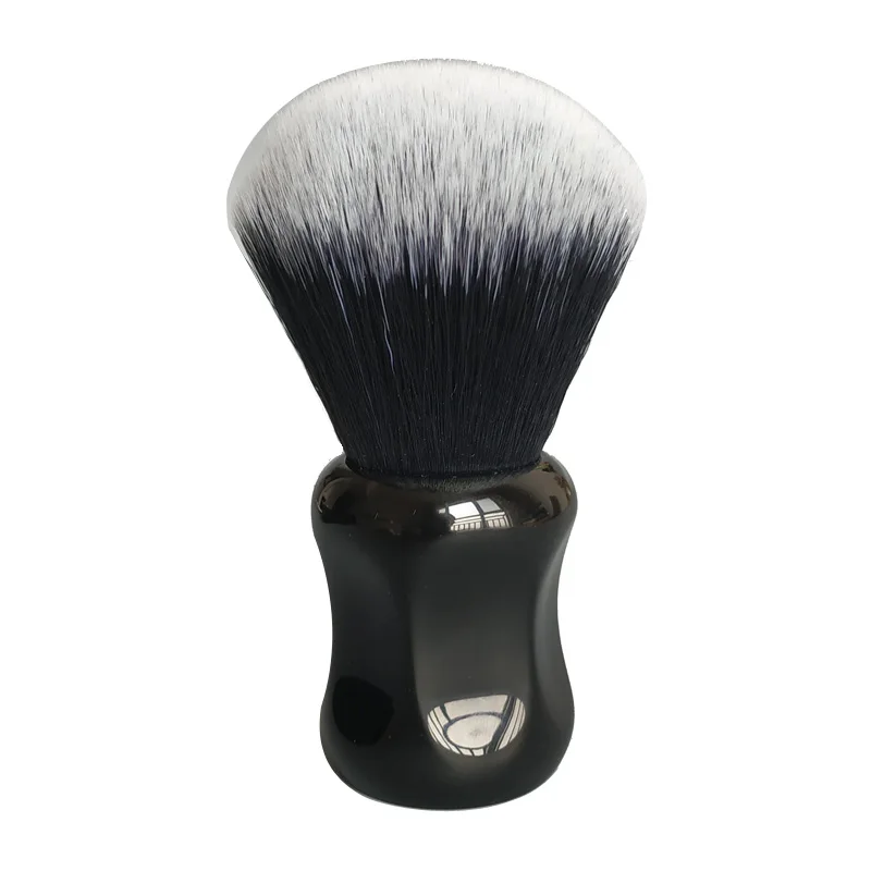 dscosmetic26mmtuxedosynthetichairshavingbrushwithblackresin