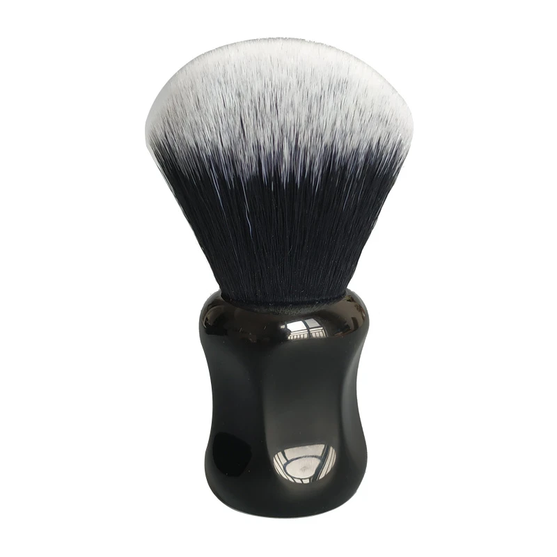 dscosmetic 26mm tuxedo synthetic hair shaving brush with black resin
