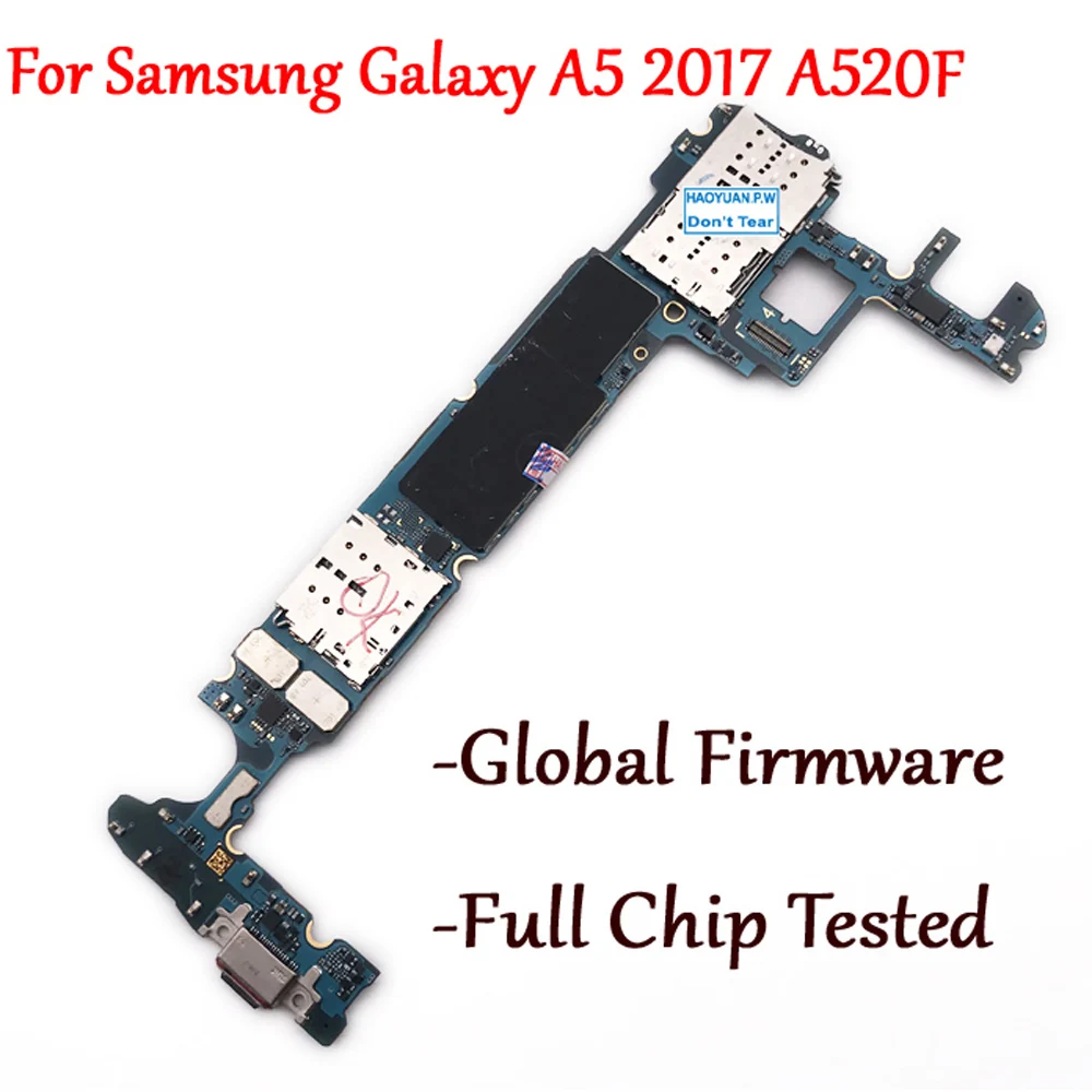 Протестированная материнская плата для разблокировки Samsung Galaxy A5 2017 Duos A520 A520F A520F/DS
