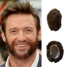 BYMC натуральная сменная Мужская футболка для мужчин, полностью моно кружевная основа, натуральный черный, ручная работа, Mono Fila, Мужская футболка, основа для мужчин, s парик