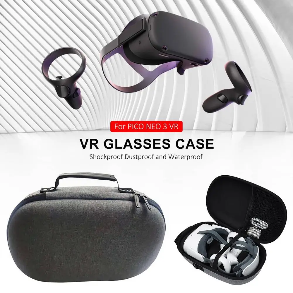 Retear Etui de transport pour Oculus Quest 2, voyage rigide casque 2 VR Retear Etui de transport pour Oculus Quest 2, voyage rigide casque 2 VR