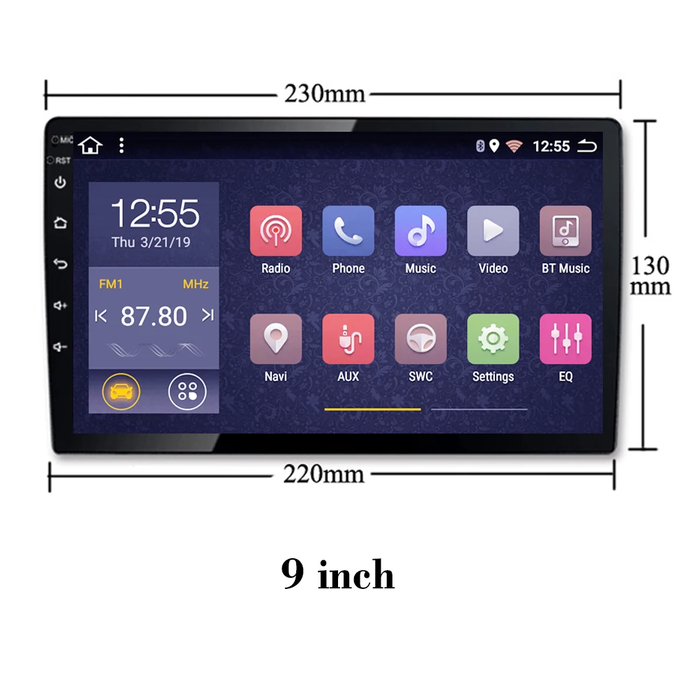 Excellent Car DVD player 2G+32G For Hyundai Solaris Verna Accent i25 2012-2017 Radio Android 8.1 9" GPS Navi multimedia system Carplay SWC 4