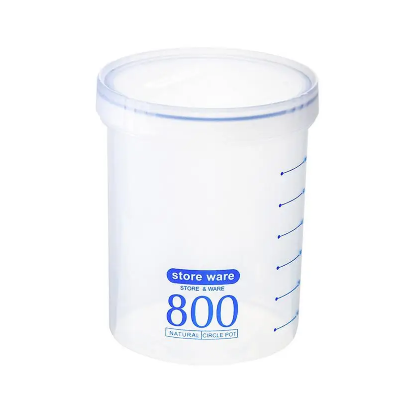 1050ML Cover Sealing Cans Food Storage Tanks Plastic Thick Storage Bottle Storage boxes kitchen tools Home Organization Jars - Цвет: 800ML