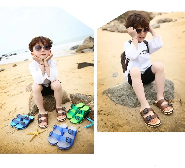 

Slipper Strong Big Boys Summer Deodorizing Anti-slip Indoor Women's Fashion Casual Parent And Child Cool Slippers Cool Children