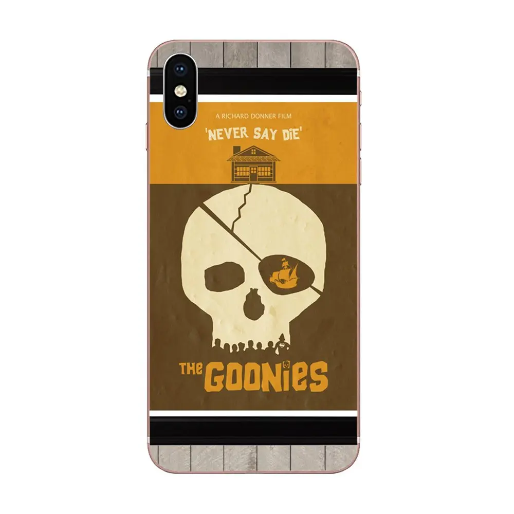 as picture Для Apple iPhone 4 4S 5 5C 5S SE 6 6S 7 8 Plus X XS Max XR мягкий модный мобильный телефон Goonies Never Say Die - Цвет: as picture