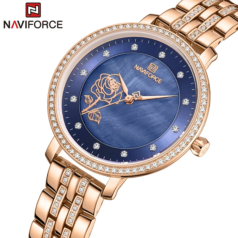 

Часы NAVIFORCE женские, водонепроницаемые