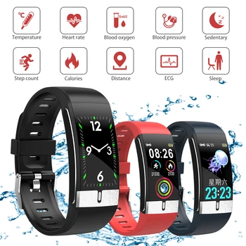 

Heart Rate Monitor Smart Watch Fitness Tracker Wristband Waterproof Smart Bracelet Health Pressure Tracker Bracelet Men Women