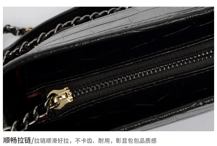 New Fashion Women Ladies Messenger Shoulder Handbag Black Clutch Quilted Chainluxury Brand Designer HandBag