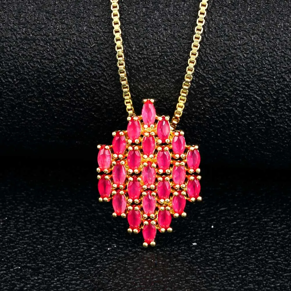 Колье-чокер золотого цвета из меди с геометрическим узором длинная цепочка со