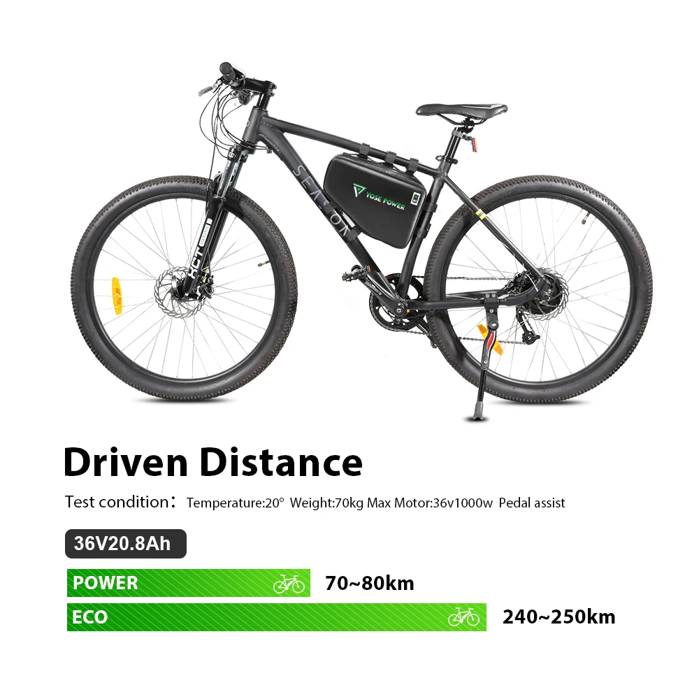 18650 Ebike Battery 36V 48V Battery Pack Triangle Battery 48V 20Ah 15.6Ah  Electric Bike Battery for 1000W Bangfang YOSE POWER| | - AliExpress