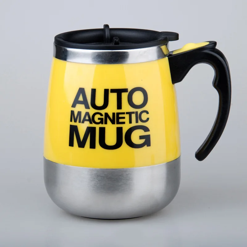 Yellow Автоматическое Смешивание чашки Кофе Чаша для блендера миксер портативный мини кофе соковыжималка смузи чайник бытовой миксер - Цвет: Yellow
