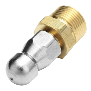 

M22 F14 Nozzle High Pressure Washer Jetter Sewer Drain Dredge Cleaner Nozzle