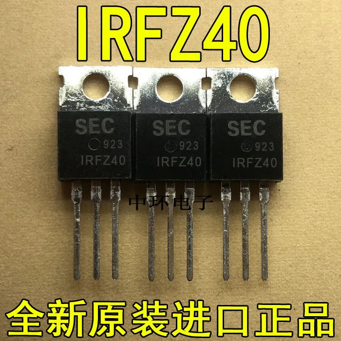 10 шт./лот IRFZ40-220 полевого транзистора 50A 50Vx m y