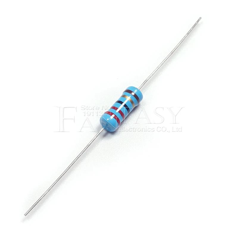 Metal film resistor 20pcs 1W 1% 1R ~ 1M 2R 10R 22R 47R 100R 330R 1K 4.7K 10K 22K 47K 100K 330K 470K 1 2 10 22 47 100 330 ohm
