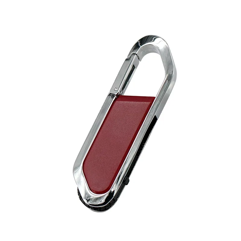 USB флэш-накопитель 64 ГБ 32 ГБ 16 ГБ USB 2,0 петли ручки накопители Водонепроницаемый металлическим замком брелок для ключей серебряный