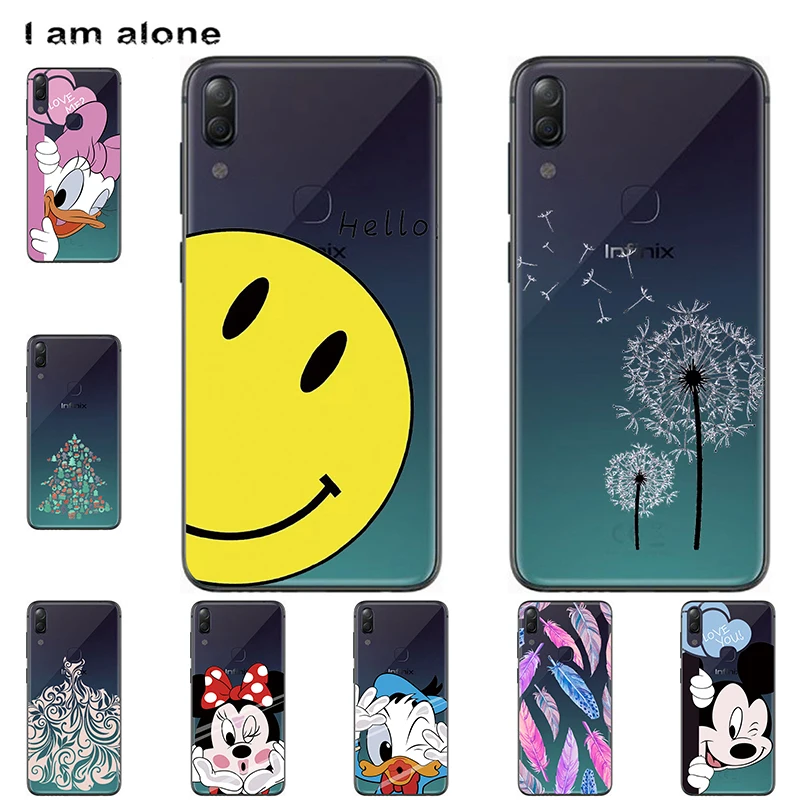

Phone Case For Infinix Zero 6 / 6 Pro X620 / X620B 2019 6.18 inch Soft TPU Bags Mobile Cartoon Printed Cover Free Shipping