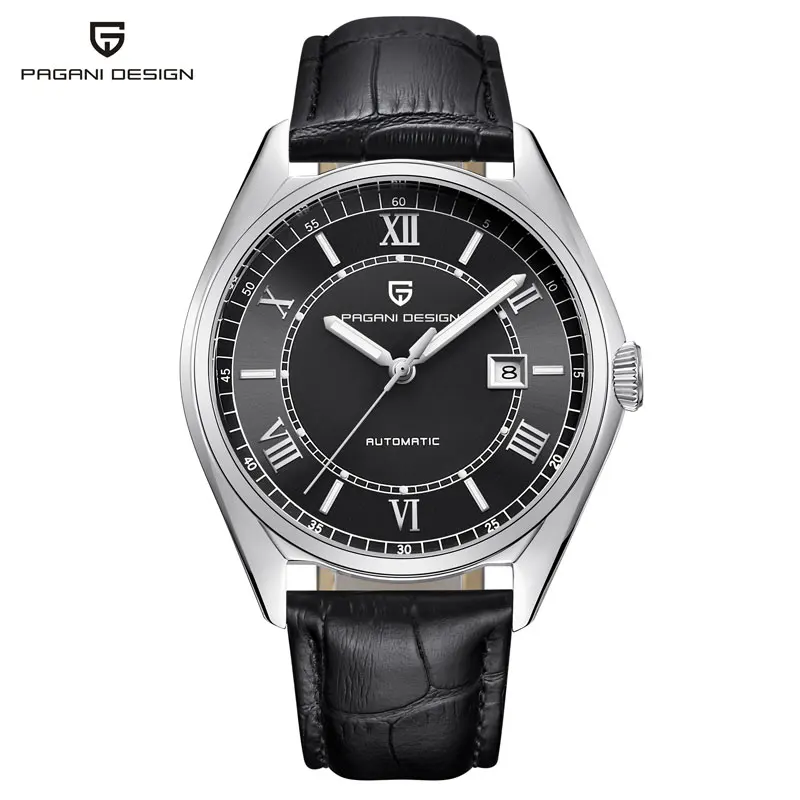 

luxury PAGANI DESIGN Mens Watch Automatic Mechanical Fashion Men Sport Waterproof Genuine Leather Watches Relogio Masculino