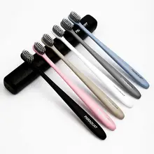 Супер-Мягкая зубная щетка для чистки зубов, зубная щетка с чехлом, чехол для чувствительной гингивы для взрослых и детей, 1 шт