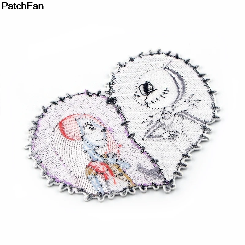 20 шт./лот A2579 Patchfan Кошмар перед Рождеством вышитые DIY железо/пришить на ткань аксессуары патчи Аппликации