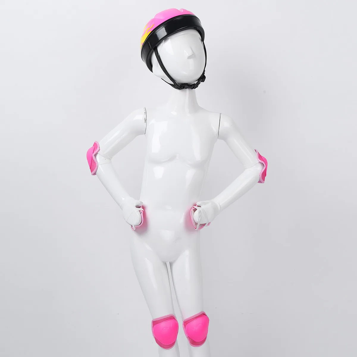 Children Ride-On Protective Gear Outfits Adjustable Helmet Elbow Wrist Knee Pad Skateboard Roller Skating Cycling Guard for Kids