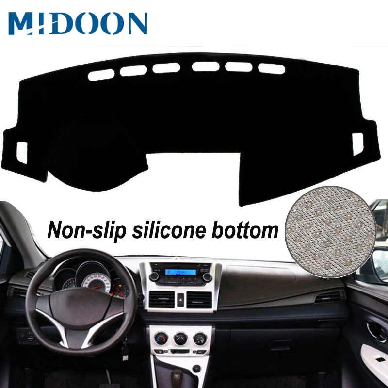 MIDOON для Toyota VIOS Yaris 2014-2019 автомобильные чехлы стайлинга коврик приборной панели