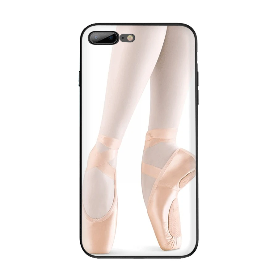 Мобильный чехол для телефона TPU для iPhone 11 Pro X XR XS Max iPhone 7 8 6 6s Plus SE 5 5S чехол балетная обувь - Color: B9
