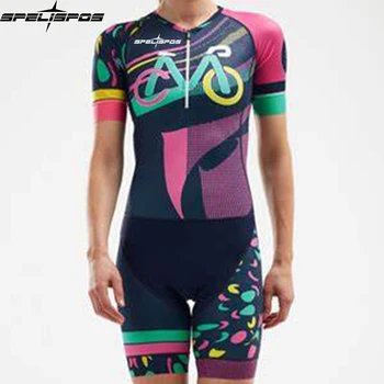 

Fullbody One-piece Skinsuit Cycling Aero Short Sleeve Summer Women Triathlon Suit Speed Ciclismo Conjunto Trisuit Bike Wetsuit