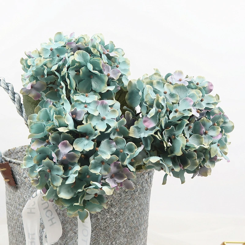 Европейский ретро стиль моделирование одиночный 68 см Ziyang большая Гортензия домашняя модель Украшение Цветочная композиция искусственный цветок