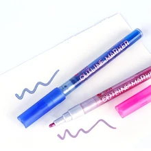 STA, 6 цветов, контурные маркеры, многофункциональные, яркие, цветные, краевые ручки, хайлайтер, водостойкие, маркер, ручка, школьные товары для рукоделия