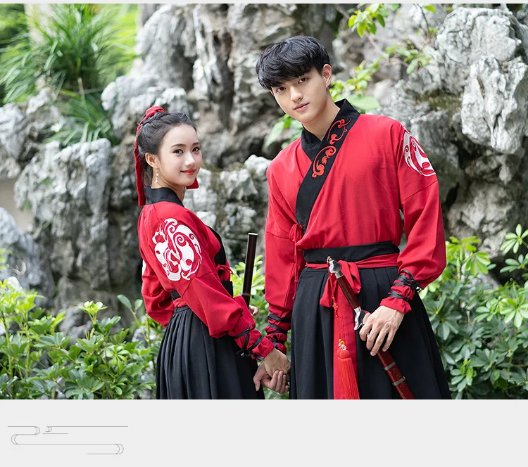 Китайский народный танец костюм Hanfu Мужской и Женский древние традиционные представления одежда для косплея Фея Сценический праздничный наряд ханьфу танцевальный костюм танцевальные костюмы сценический костюм боди