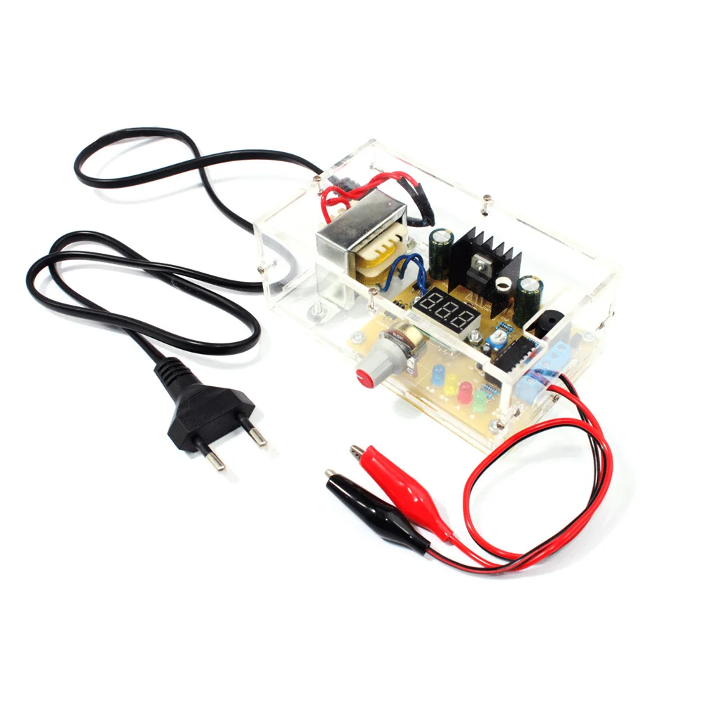 New LM317 1.25V-12V Continuously Adjustable Regulated Voltage Power Supply DIY Kit EU | Инструменты