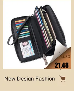 Кожаный кошелек, повседневный женский кошелек, женские кошельки, 584-50, модный кошелек для карт