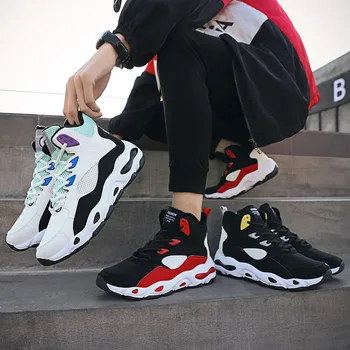 

M- Comfortable fashion trend men's casual personitly wild solid color warm wild non-slip outdoor plus velvet winter cotton shoes