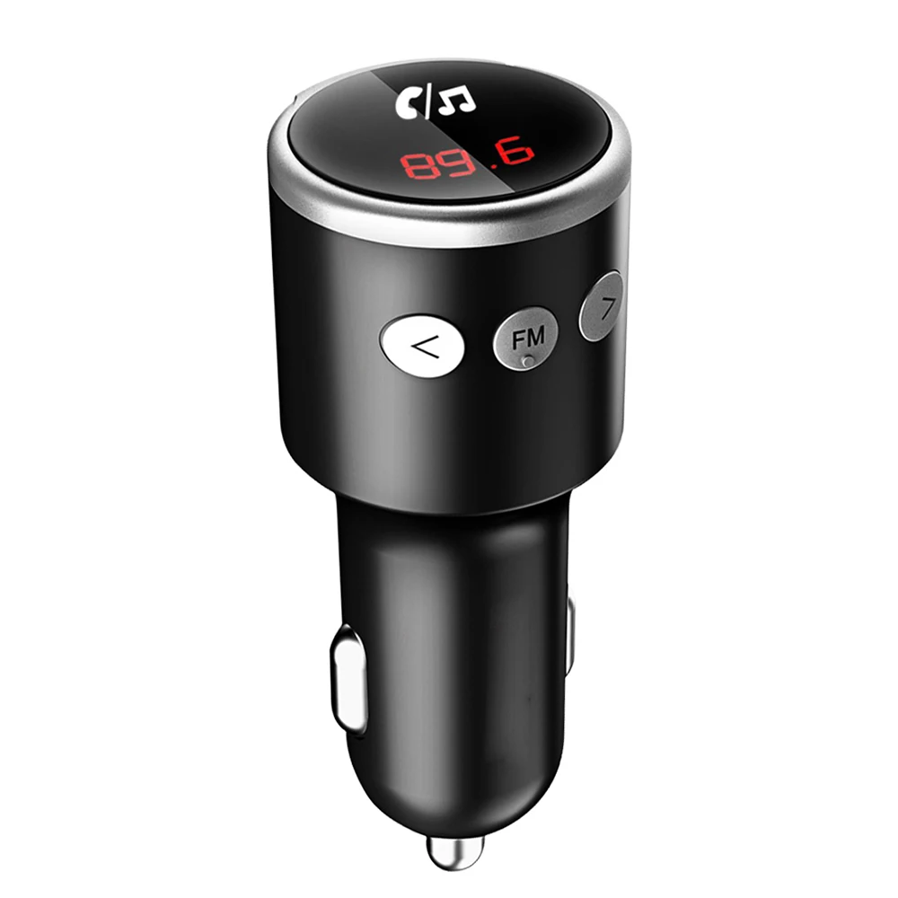 Автомобильный Bluetooth беспроводной радио BC33 адаптеры музыка MP3-плееры Hands-Free Звонки с QC3.0 двойной USB зарядное устройство