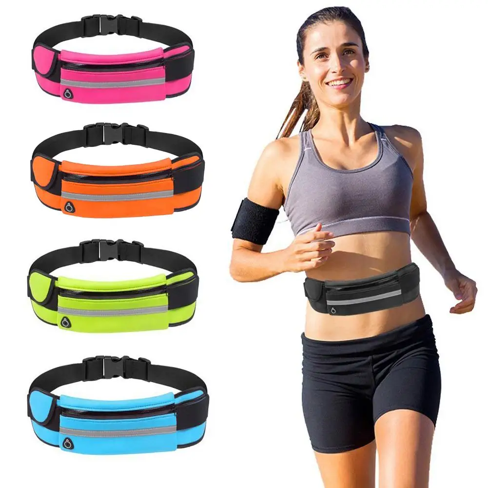 

Anti-theft Sport Waist Belt Bag Casual Waterproof Portable Zipper Belt Bags Phone Bottle Pouch Pack Belts