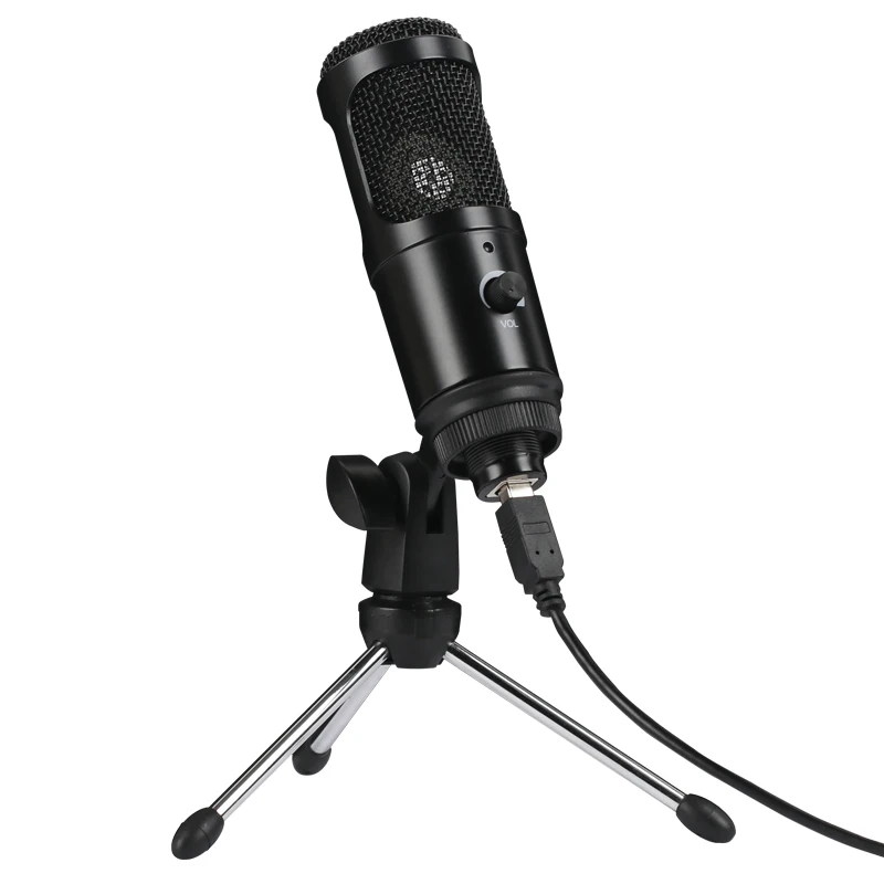 

USB Cardioid MIC Desktop Condenser Microphone for YouTube Videos Live Broadcast Online Meeting Skype for Windows MAC PC Laptop