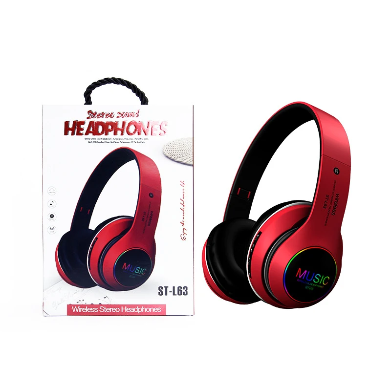 Wireless Bluetooth Headphones Stereo Gaming Headset Support TF Card With Mic US