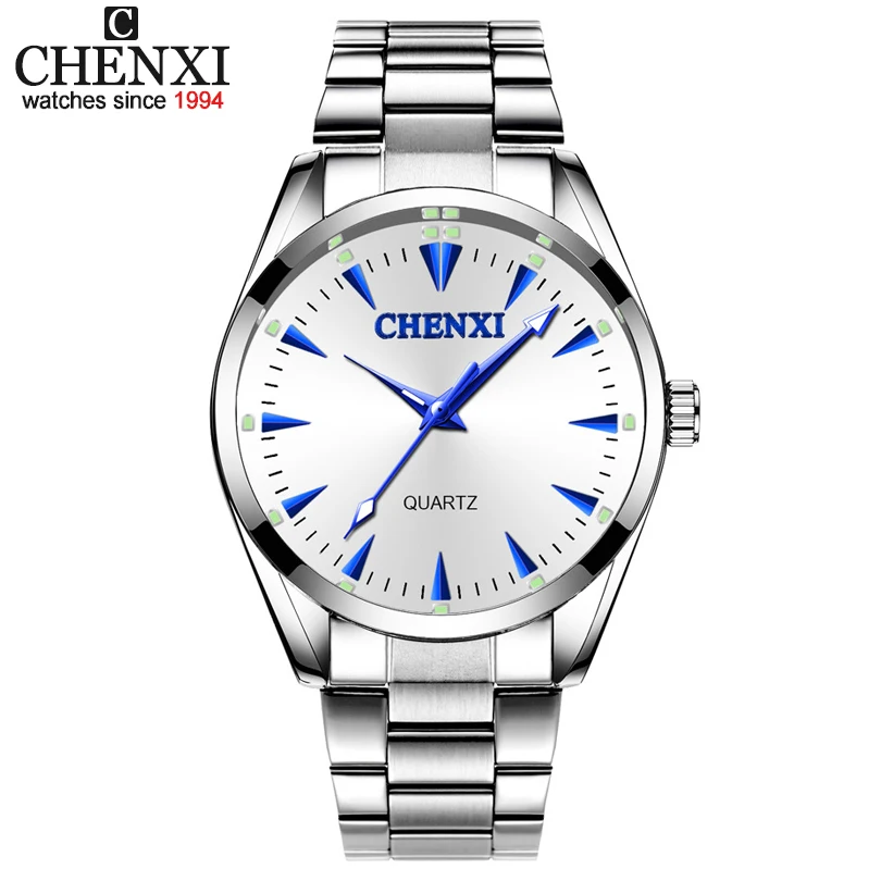 Новое поступление, кварцевые Брендовые Часы hardlex из нержавеющей стали CHENXI, мужские наручные аналоговые водонепроницаемые Модные и повседневные CX-006A