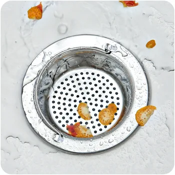 

Kitchen Sink Filter Stainless Steel Washing Basin Pool Outfall Anti-Blocking Bowl Pool Residue Sewer Liftable Filter Cage