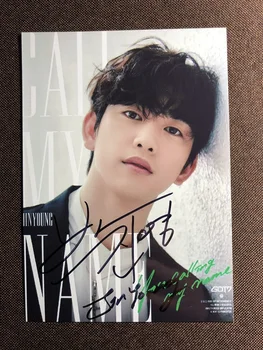 

signed GOT7 Park Jin Young Jr. Junior autographed photo Call My Name 5*7 1019O4