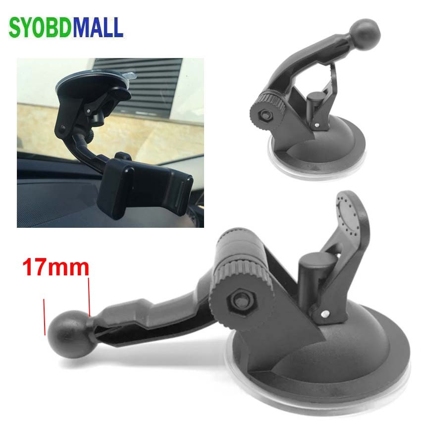 Universal 17mm Ball Head Car Phone Mount Magnetic Holder Base Dashboard Gravity Bracket Suction Cup for DVR GPS 3M Sticker Stand
