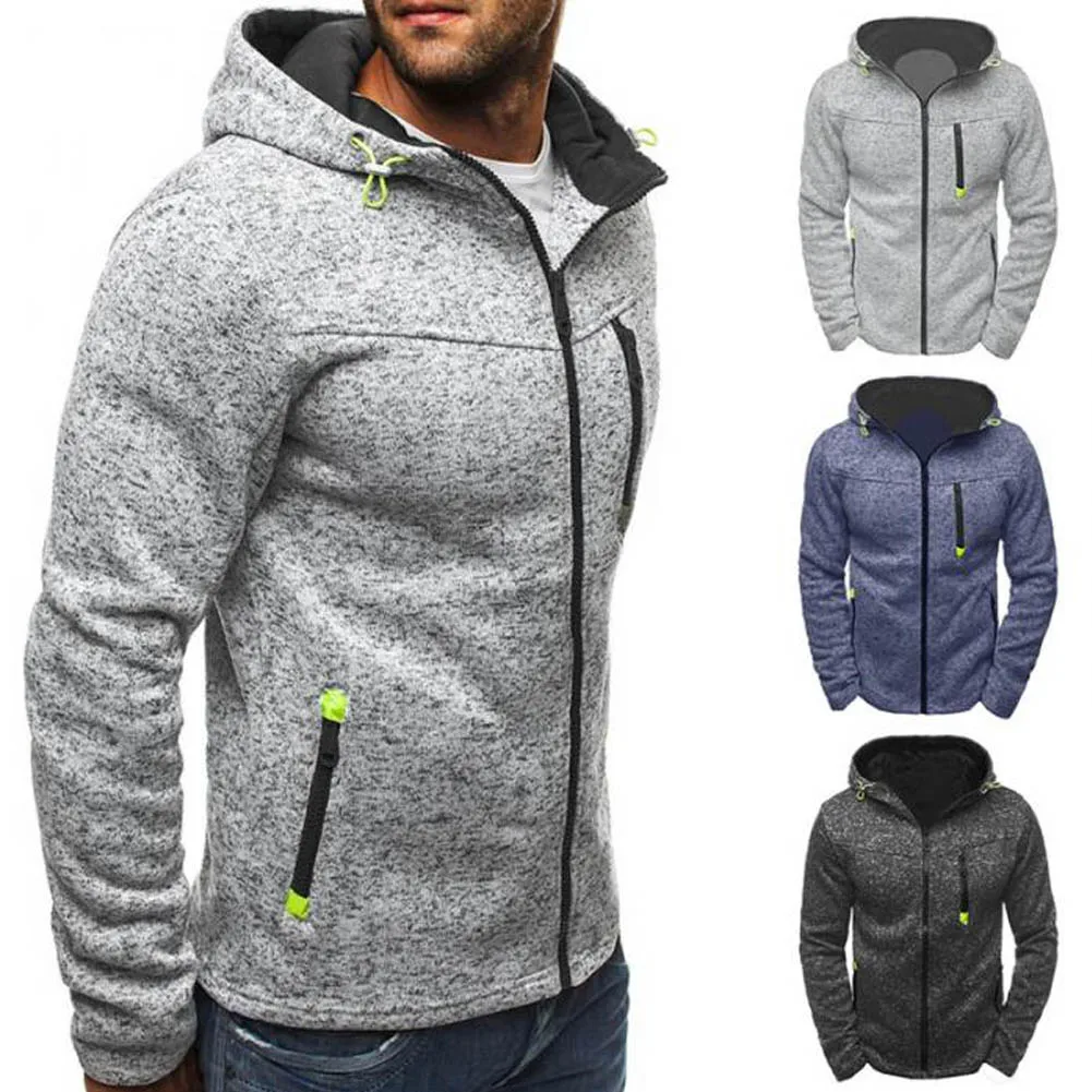 

Men Sports Hoodies Sweatershirt Casual Zipper Sweatshirt men Tide Jacquard Hoodies Streetwear Hip Hop Autumn Winter Coat