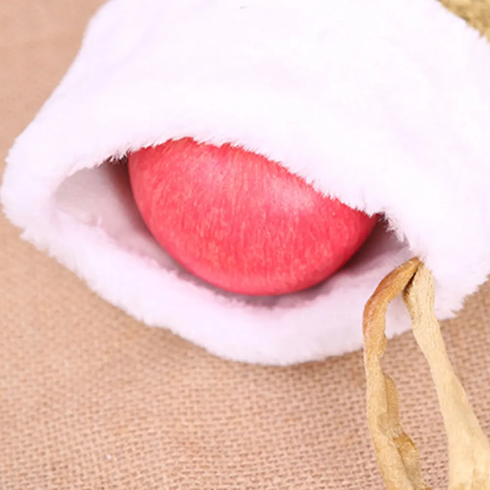 Рождественская конфетка сумка Рождественский чулок камин большой Рождественский Подарочный мешок ткань Новогодние украшения красивые