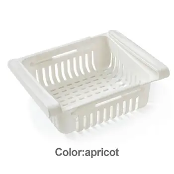 

4 COLOR Drawer Type Slide Under She Vegetables Admission Basket Fruit Fridge Bins and Freezer Bins Refrigerator Organizer