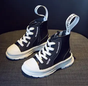 

kids Leather Boots Boys Shoes Autumn Winter Leather Children Boots Fashion Toddler girls Boots Warm Winter Boots kids shoes