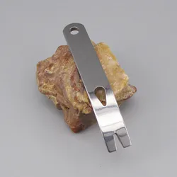 Mini pied de biche en acier inoxydable, équipement, barre de levier polyvalente, outil de poche, Gadget de Camp, utilitaire d'extérieur 